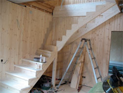 деревянная лестница своими руками